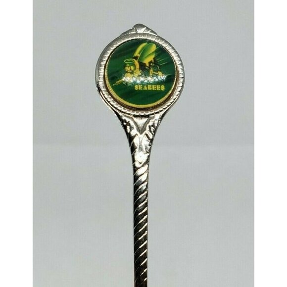 Seabees Fighting Bee Graphic California Engraved Mini Spoon Home Décor - Picture 4 of 12